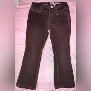 Abercrombie & Fitch Brown Corduroy Pants